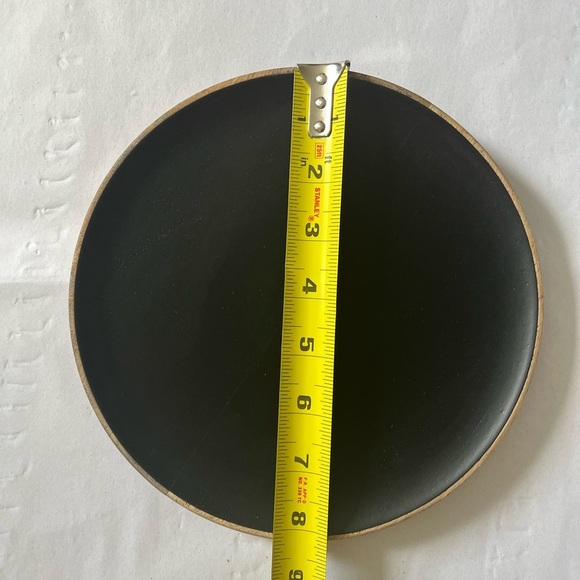 H&M Wooden Black Dinner Plate - Picture 5 of 5